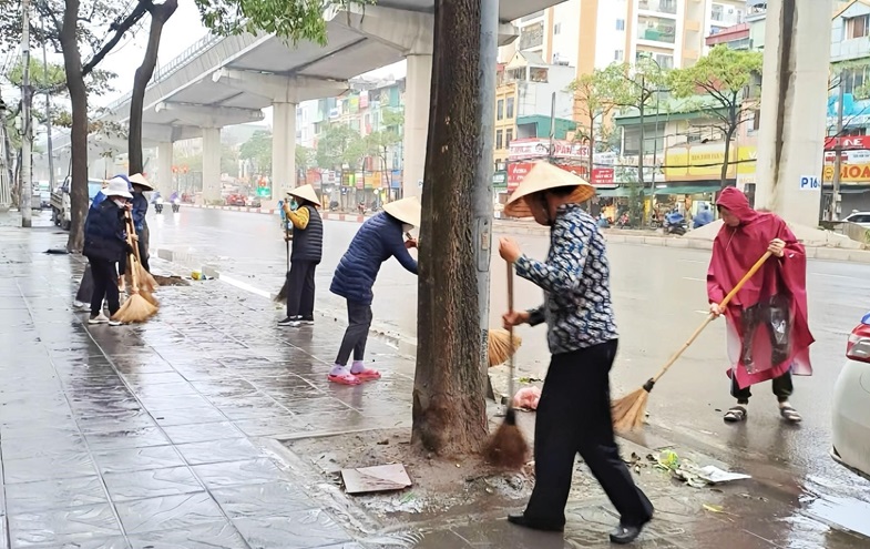 Mô hình khu dân cư “Sáng – Xanh – Sạch - Đẹp” ở phường Phú Diễn Mô hình khu dân cư “Sáng – Xanh – Sạch - Đẹp” ở phường Phú Diễn