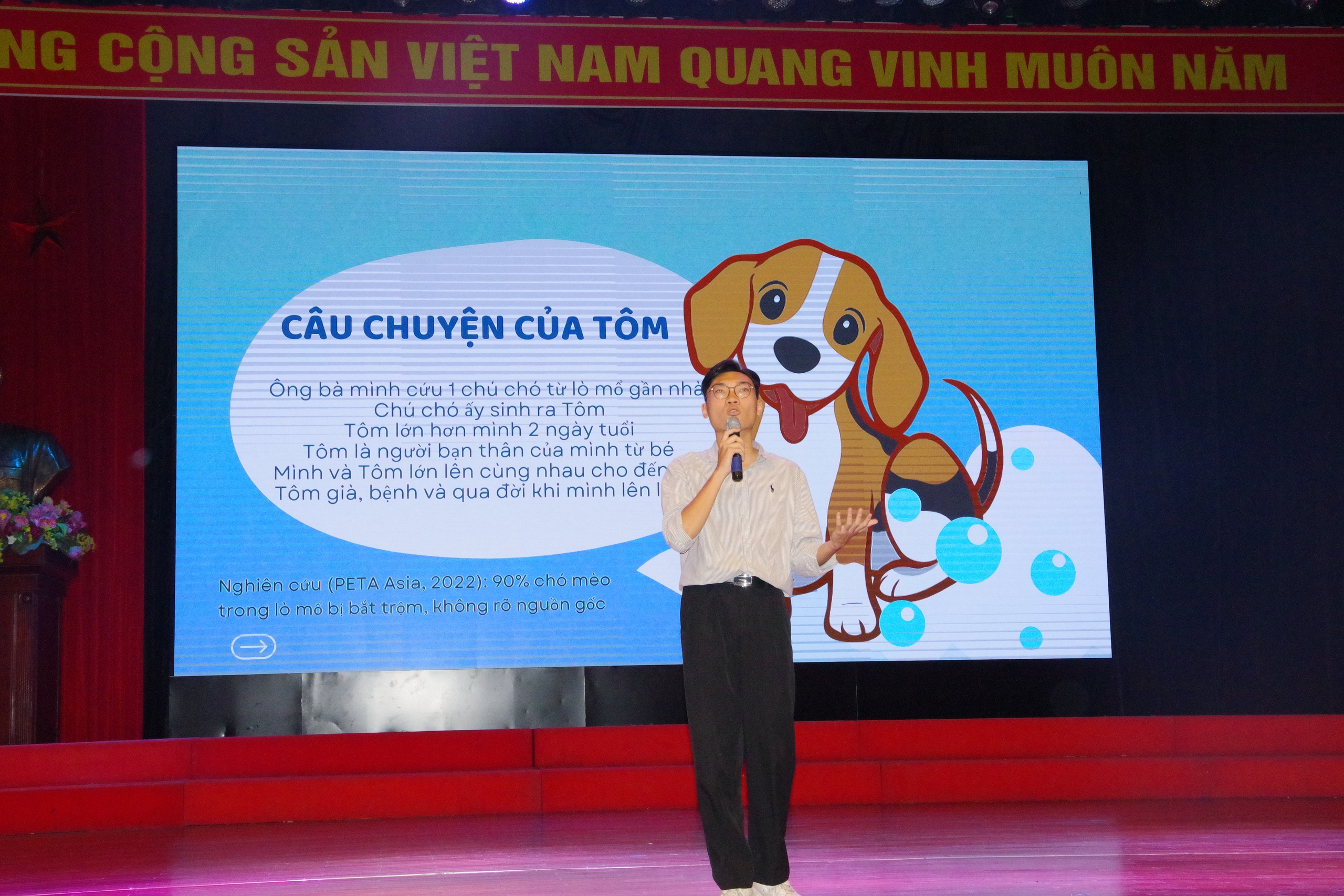 Trao giải cuộc thi "Thanh niên hành động - Hướng tới loại bỏ bệnh dại và hoạt động buôn bán, giết mổ chó mèo"