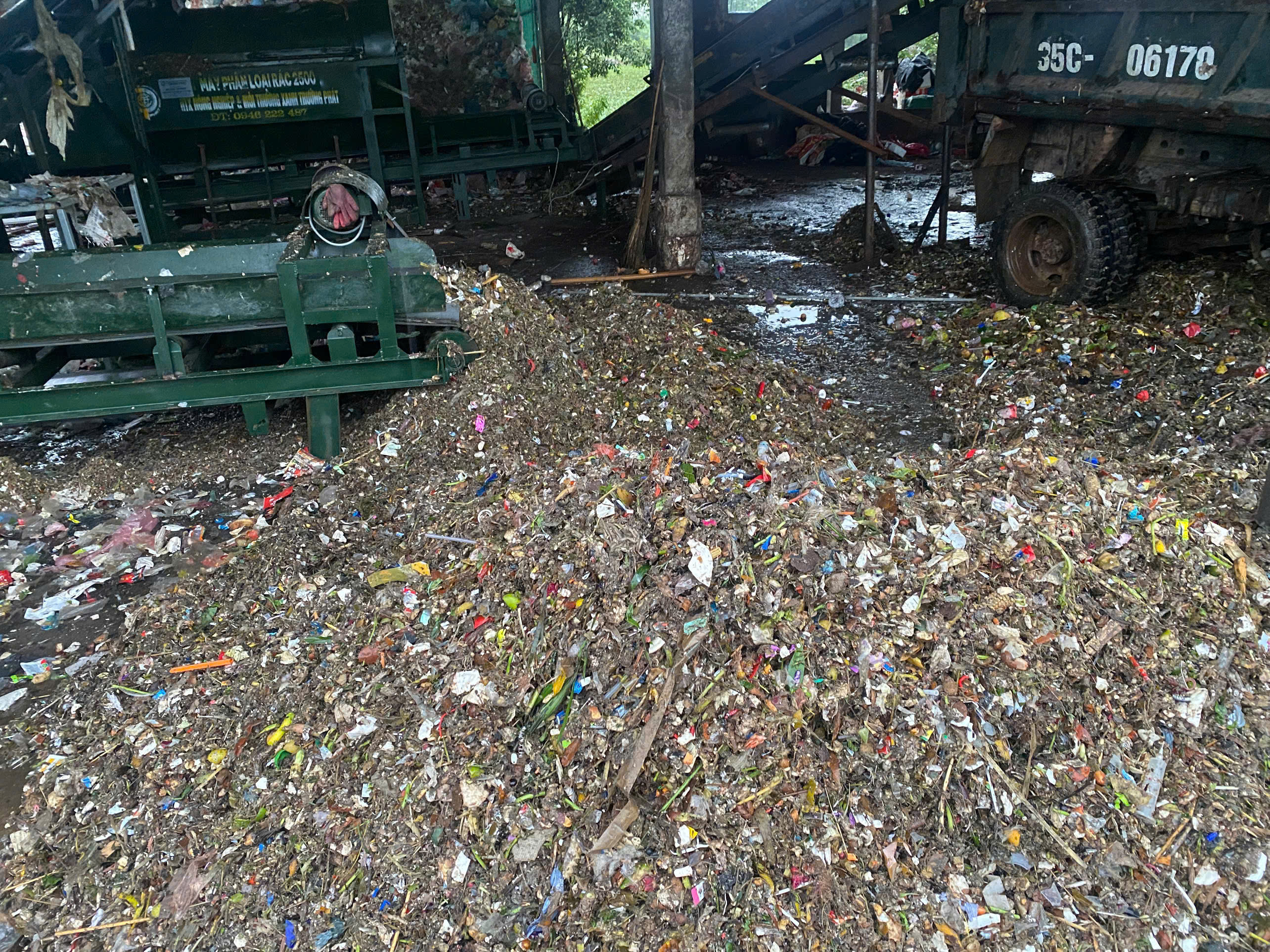 Ninh Bình: Hiệu quả từ sáng chế máy phân loại rác thải