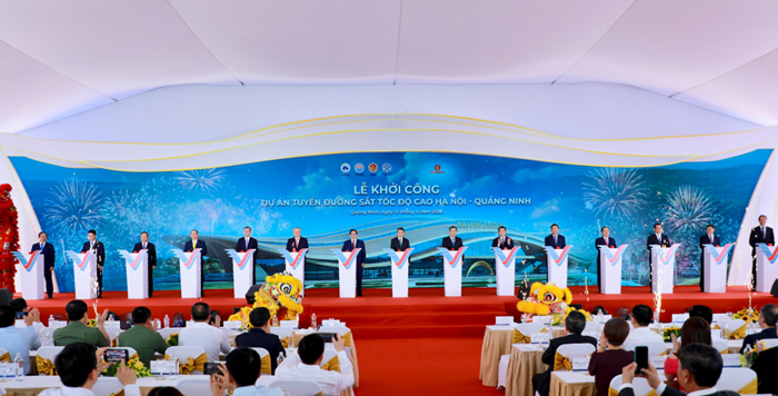 Khởi công tuyến đường sắt tốc độ cao Hà Nội - Quảng Ninh