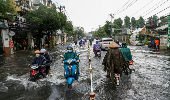 TP. HCM chủ động phương án ứng phó với tình trạng ngập lụt