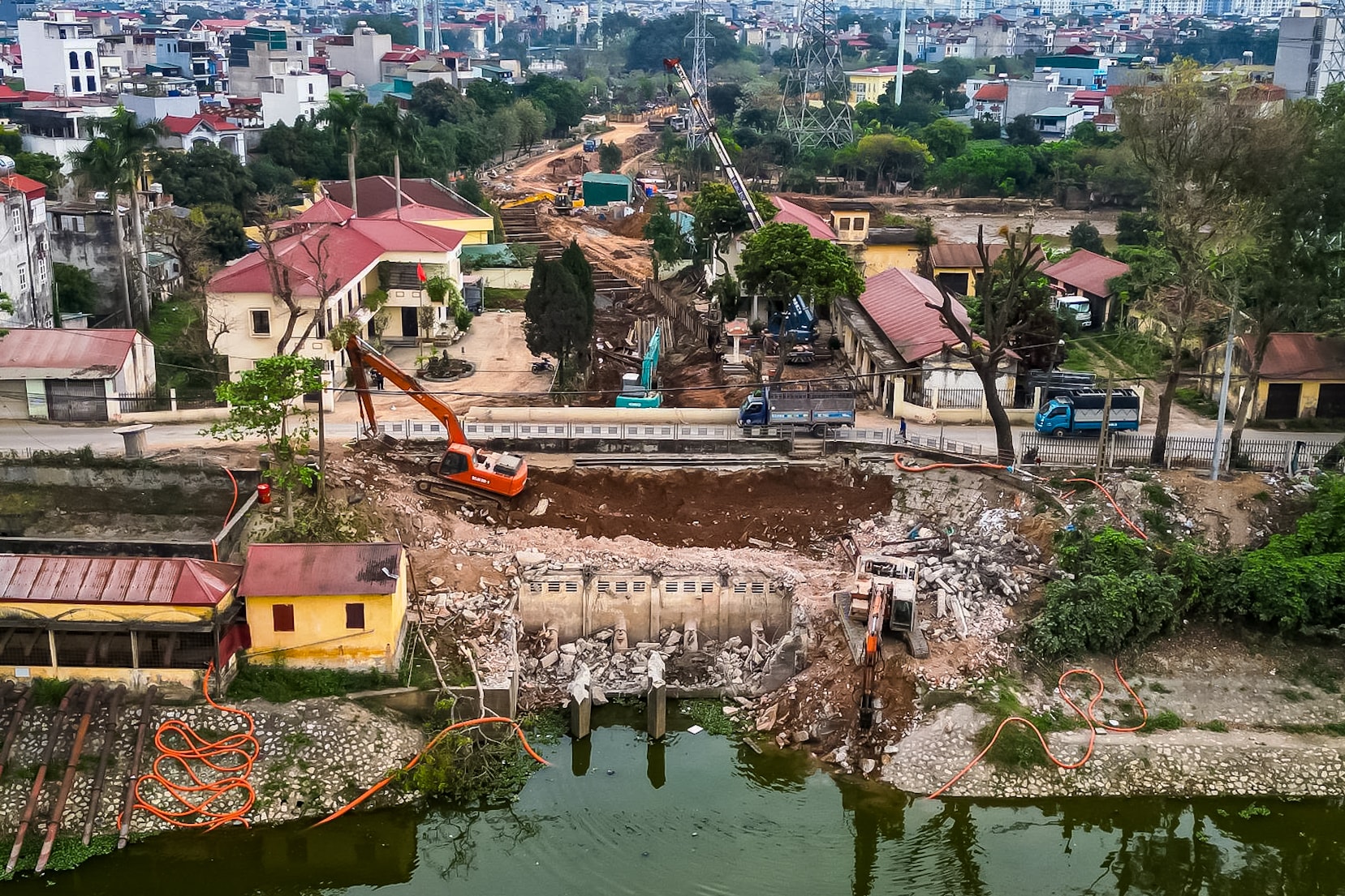 Từng bước giải bài toán ngập úng tại Thủ đô