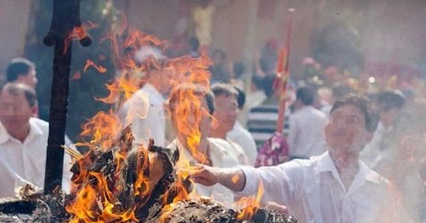 Đặc biệt lưu ý không đốt vàng mã dịp Vu Lan báo hiếu Đặc biệt lưu ý không đốt vàng mã dịp Vu Lan báo hiếu