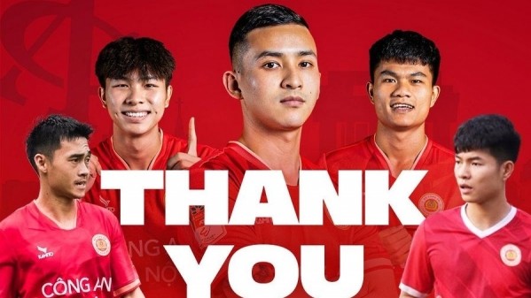 Câu lạc bộ Công an Hà Nội chia tay 12 cầu thủ