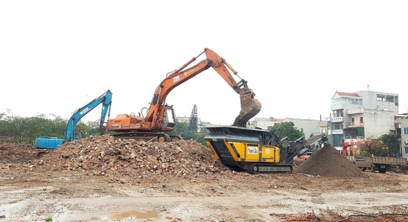 TP. HCM nghiên cứu phương án tái chế chất thải xây dựng làm vật liệu san lấp