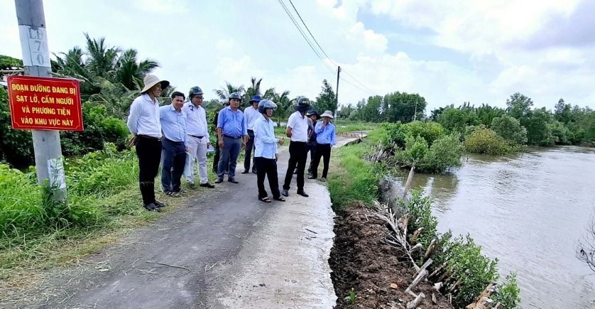 Bạc Liêu: Tình trạng sạt lở, sụt lún nghiêm trọng ở mức báo động