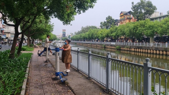 TP.HCM: Ưu tiên phát triển không gian xanh sau giải toả nhà ven kênh rạch