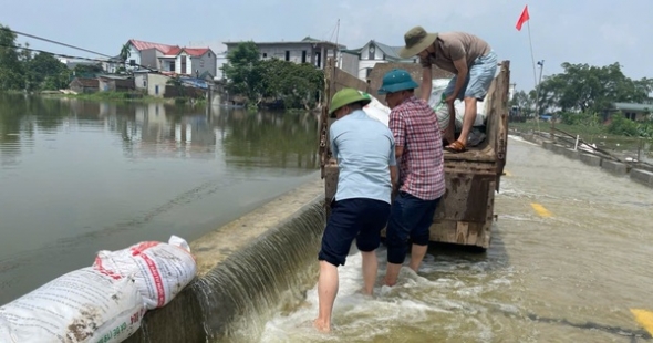 Các xã, phường Hà Nội sẵn sàng lực lượng ứng phó với thiên tai