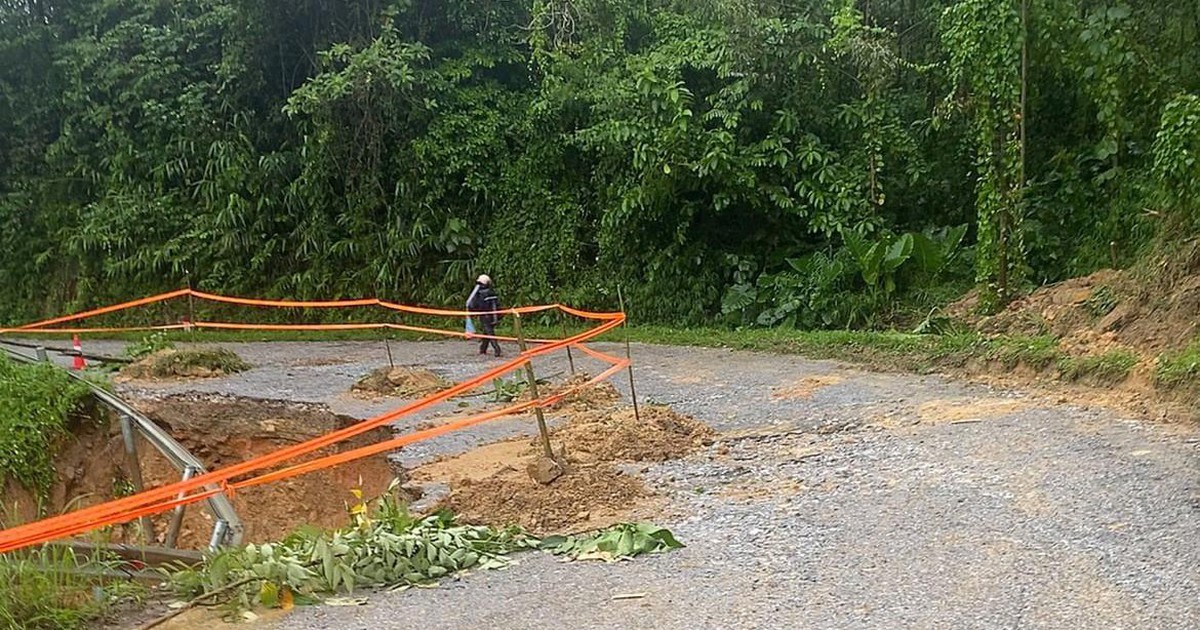 Quốc lộ qua Lạng Sơn, Bắc Ninh sạt lở nghiêm trọng sau bão số 4