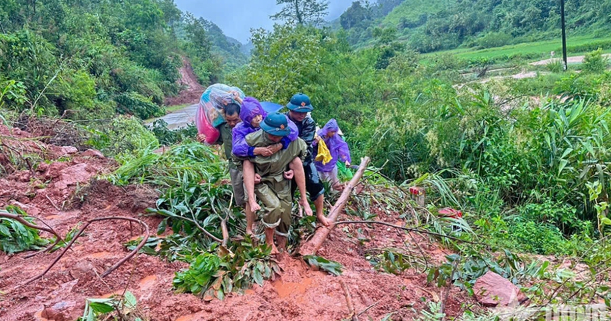 Huy động hàng nghìn chiến sĩ tham gia cứu hộ, khắc phục hậu quả mưa bão