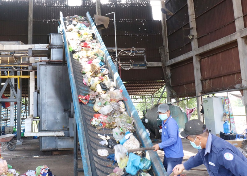 Tây Ninh nâng cao hiệu quả xử lý rác thải sinh hoạt