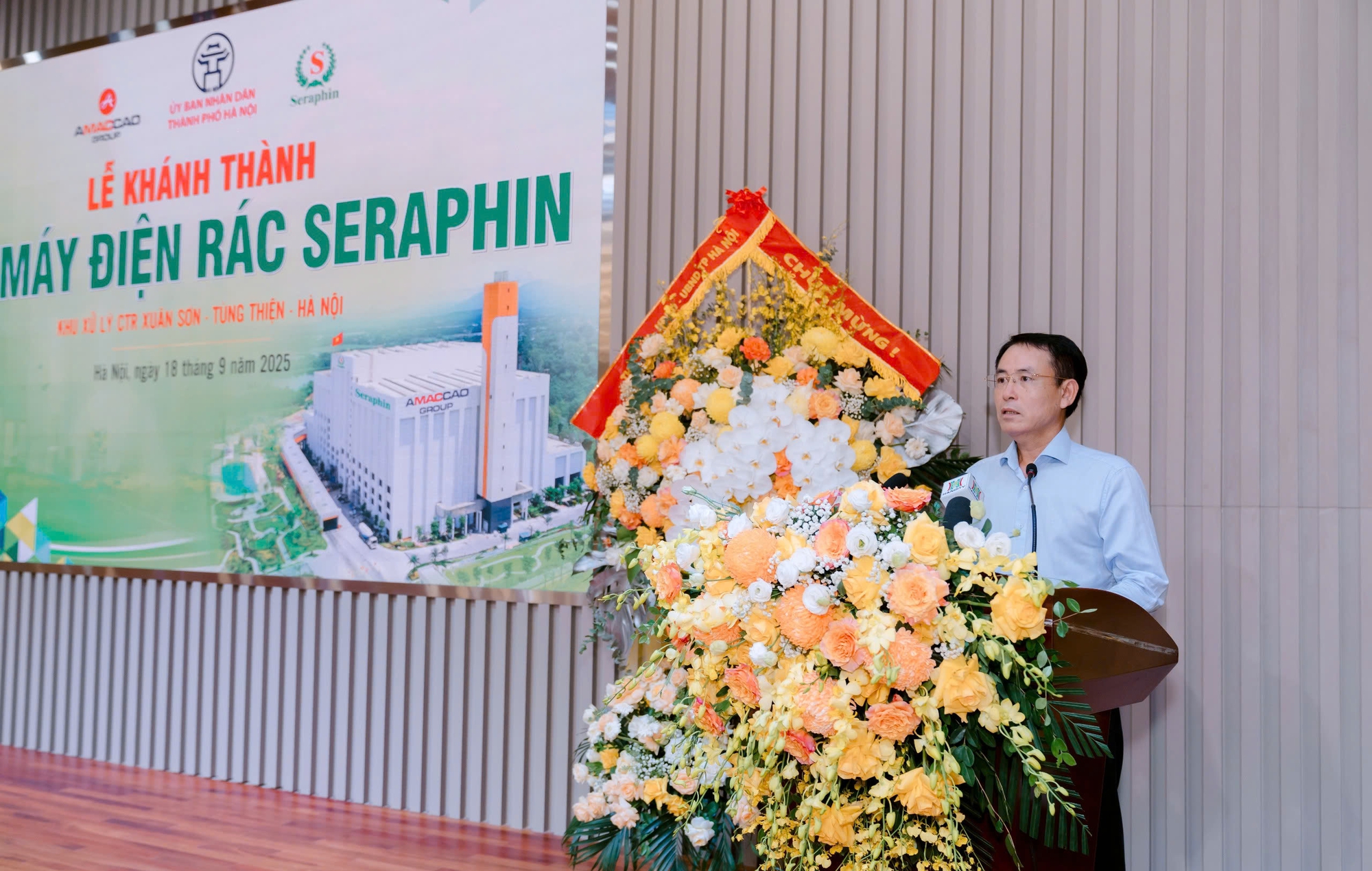 Hà Nội khánh thành Nhà máy điện rác Seraphin Hà Nội khánh thành Nhà máy điện rác Seraphin