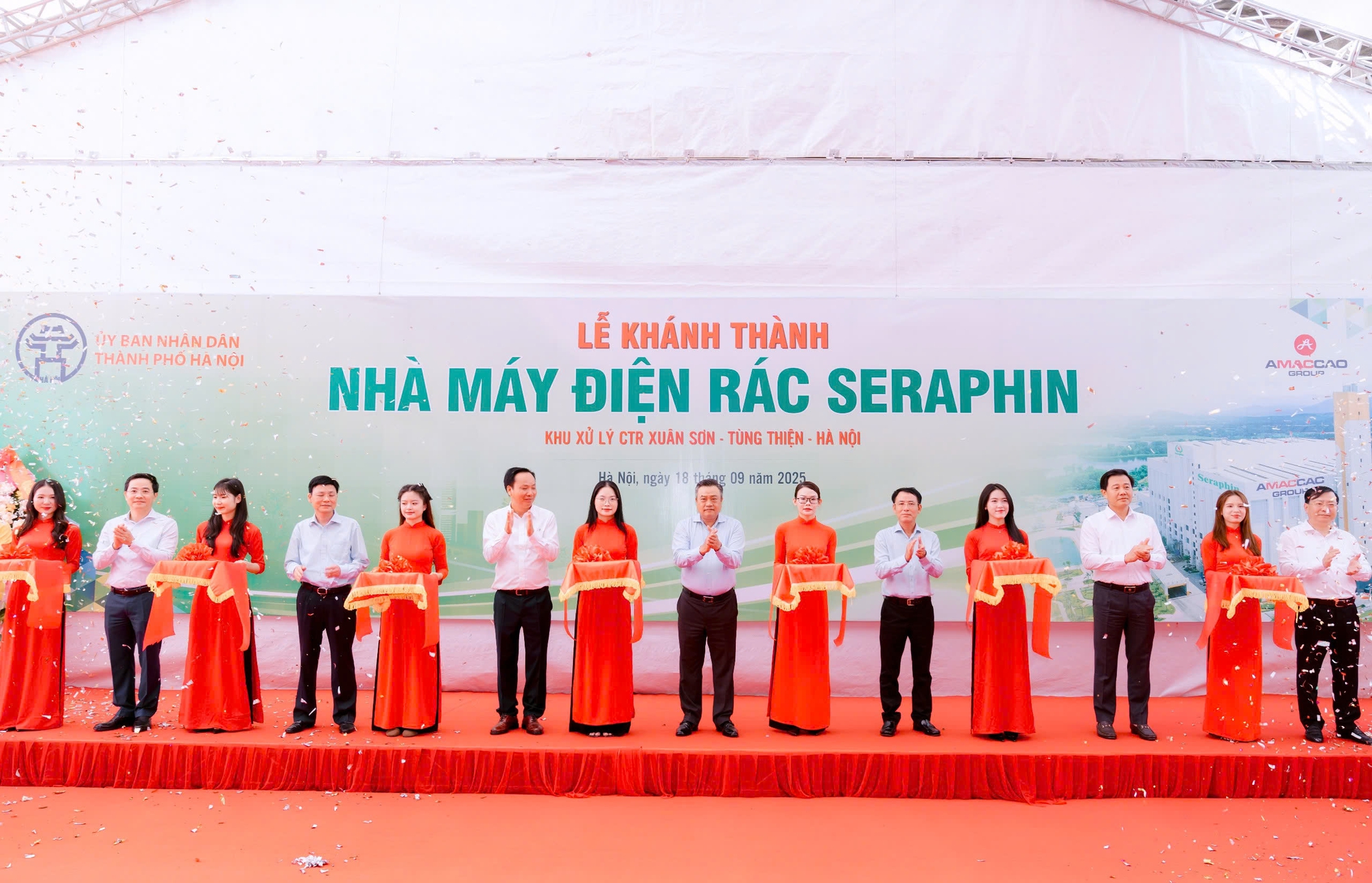 Hà Nội khánh thành Nhà máy điện rác Seraphin Hà Nội khánh thành Nhà máy điện rác Seraphin