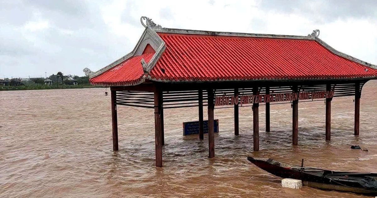 Cảnh báo lũ khẩn cấp trên sông Thạch Hãn, tỉnh Quảng Trị