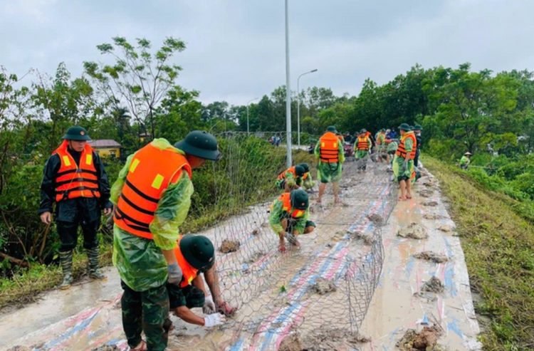 Chủ động phương án bảo vệ các công trình đê điều, hồ đập trọng điểm