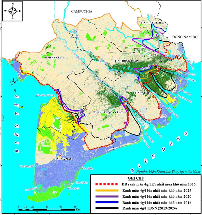 Vùng đồng bằng sông Cửu Long cần giải pháp ứng phó đỉnh lũ năm 2025