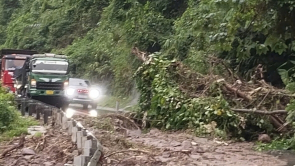 Quảng Trị: Mưa lớn gây ngập, sạt lở tại một số địa phương miền núi
