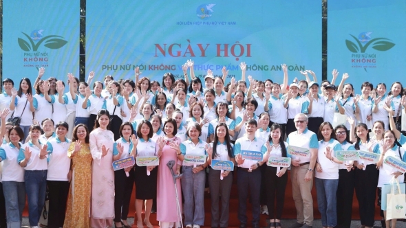 Phụ nữ Việt Nam nói không với thực phẩm không an toàn, tiên phong lan tỏa lối sống xanh