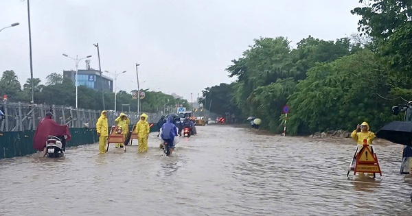 Hà Nội tiếp tục triển khai các giải pháp khắc phục úng ngập
