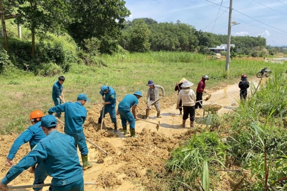 Chủ động khơi thông dòng chảy, hạn chế tình trạng ngập úng cục bộ