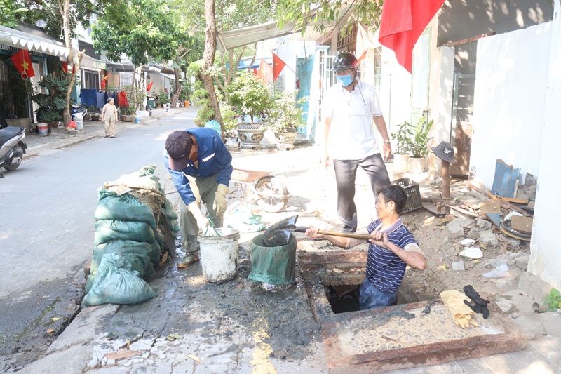 Đảm bảo thoát nước, chống ngập úng khu vực đường Mẹ Suốt Đảm bảo thoát nước, chống ngập úng khu vực đường Mẹ Suốt