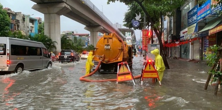 Hà Nội nâng cấp hệ thống thủy lợi phục vụ tiêu thoát nước