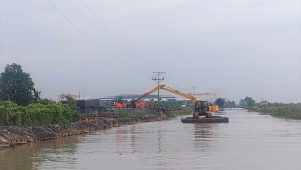 Hải Phòng: Chủ động ngăn mặn, giữ ngọt cho vùng sản xuất nông nghiệp