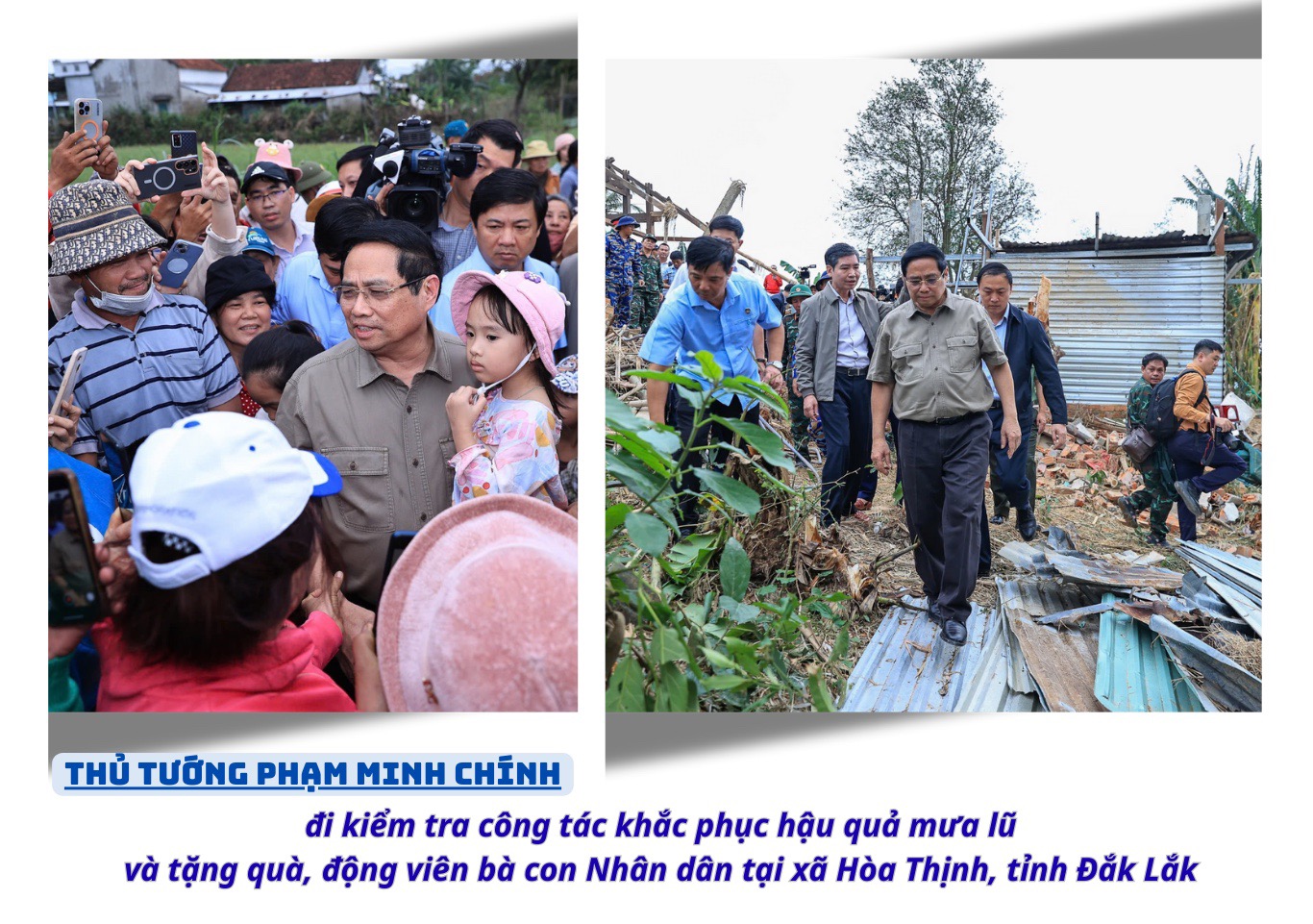 Từ xóa nhà tạm đến ‘Chiến dịch Quang Trung’: Thần tốc vì đồng bào vùng bão lũ