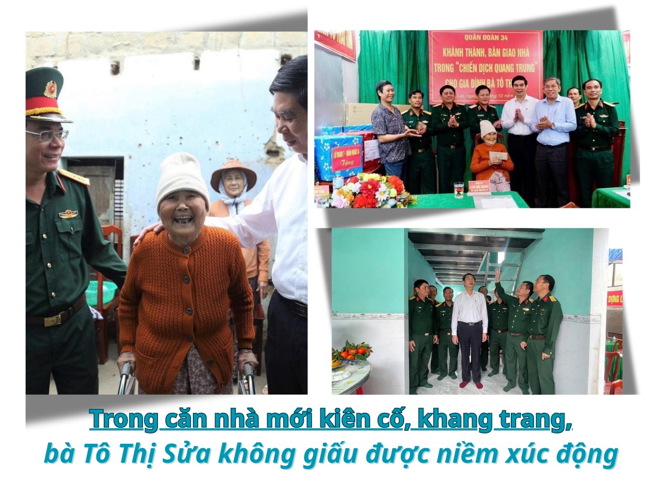 Từ xóa nhà tạm đến ‘Chiến dịch Quang Trung’: Thần tốc vì đồng bào vùng bão lũ