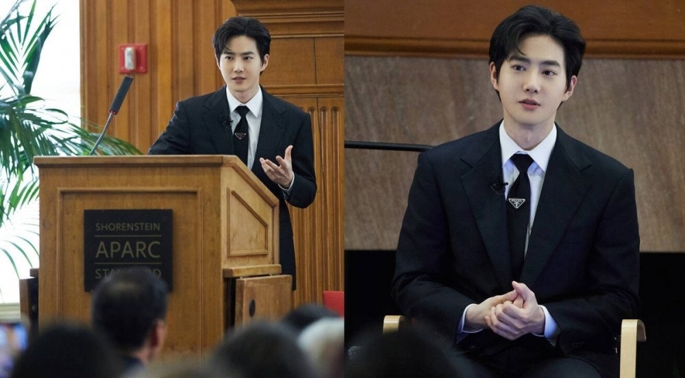 Sao Hàn hôm nay 21/5: Suho (EXO) tham gia diễn thuyết Hội nghị nghiên cứu Hàn Quốc tại Đại học Stanford Sao Hàn hôm nay 21/5: Suho (EXO) tham gia diễn thuyết Hội nghị nghiên cứu Hàn Quốc tại Đại học Stanford