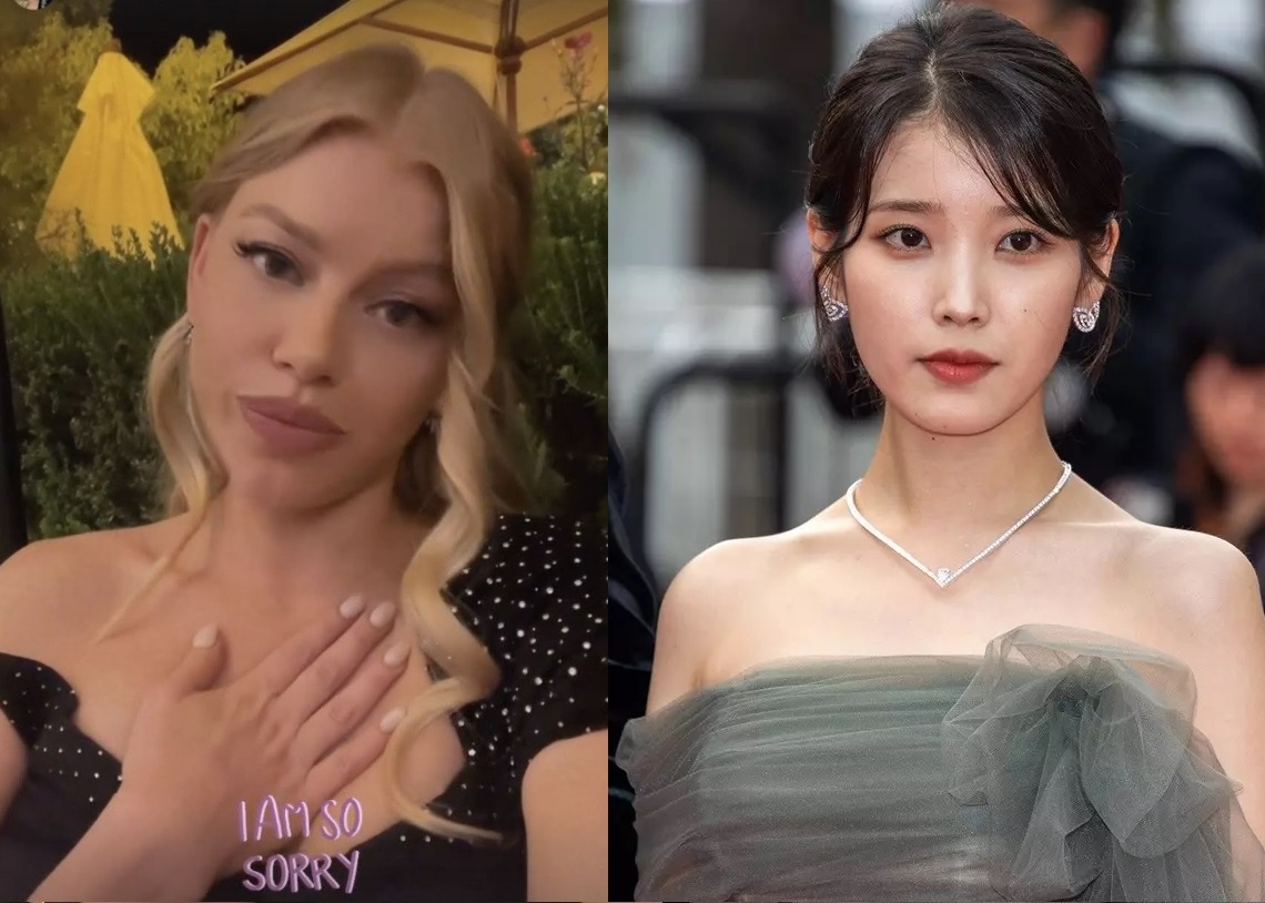 Sao Hàn hôm nay 28/5: Influencer người Pháp xin lỗi IU sau cú xô đẩy trên thảm đỏ Cannes