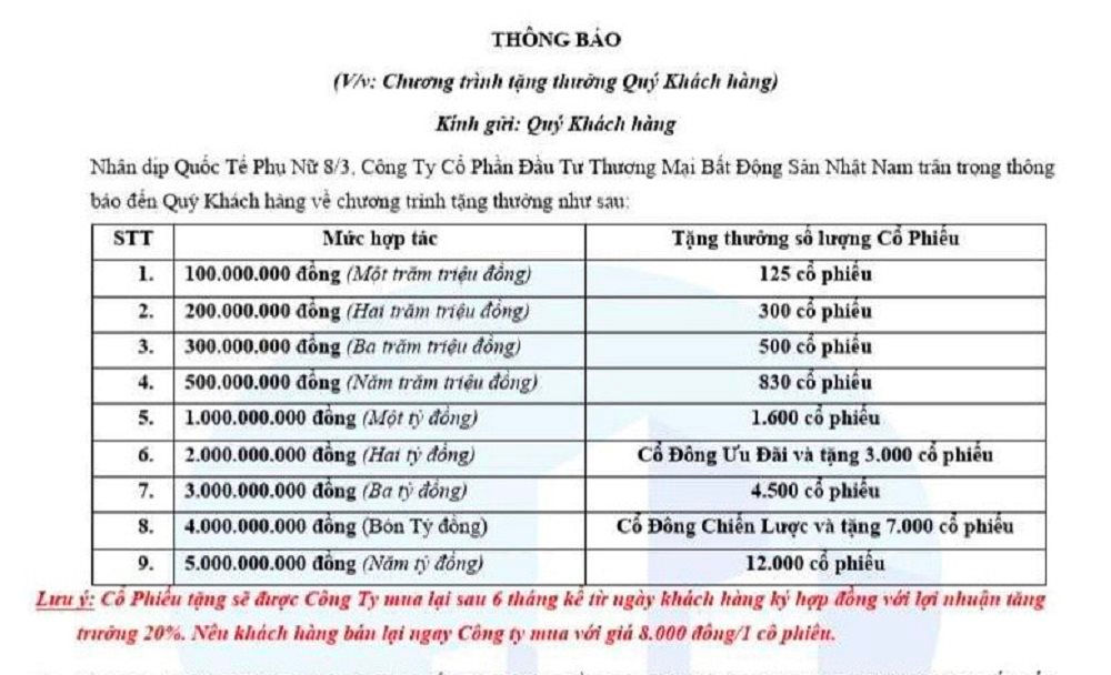 Bất động sản Nhật Nam kêu gọi đầu tư với lãi suất khủng: Bóng dáng vòng xoáy địa ốc đa cấp