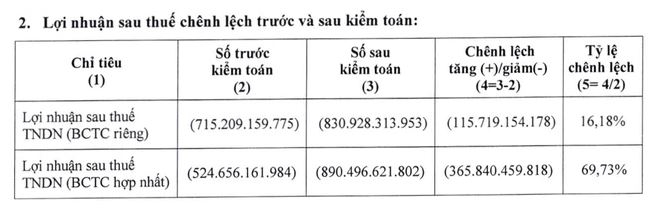 Sau kiểm toán, lợi nhuận của nhiều doanh nghiệp có biến động lớn Sau kiểm toán, lợi nhuận của nhiều doanh nghiệp có biến động lớn