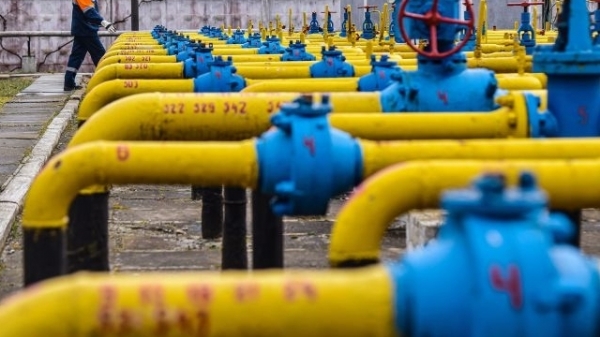 Nguồn cung khí đốt của Nga tới châu Âu qua Ukraine giảm đáng kể