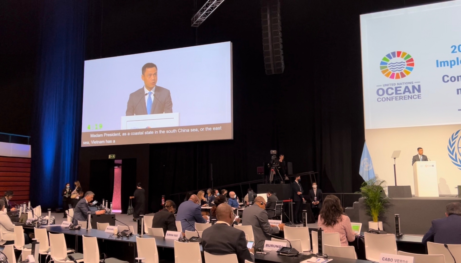 Việt Nam khẳng định cam kết phát triển đại dương xanh, bền vững, thực hiện đầy đủ Công ước Luật Biển