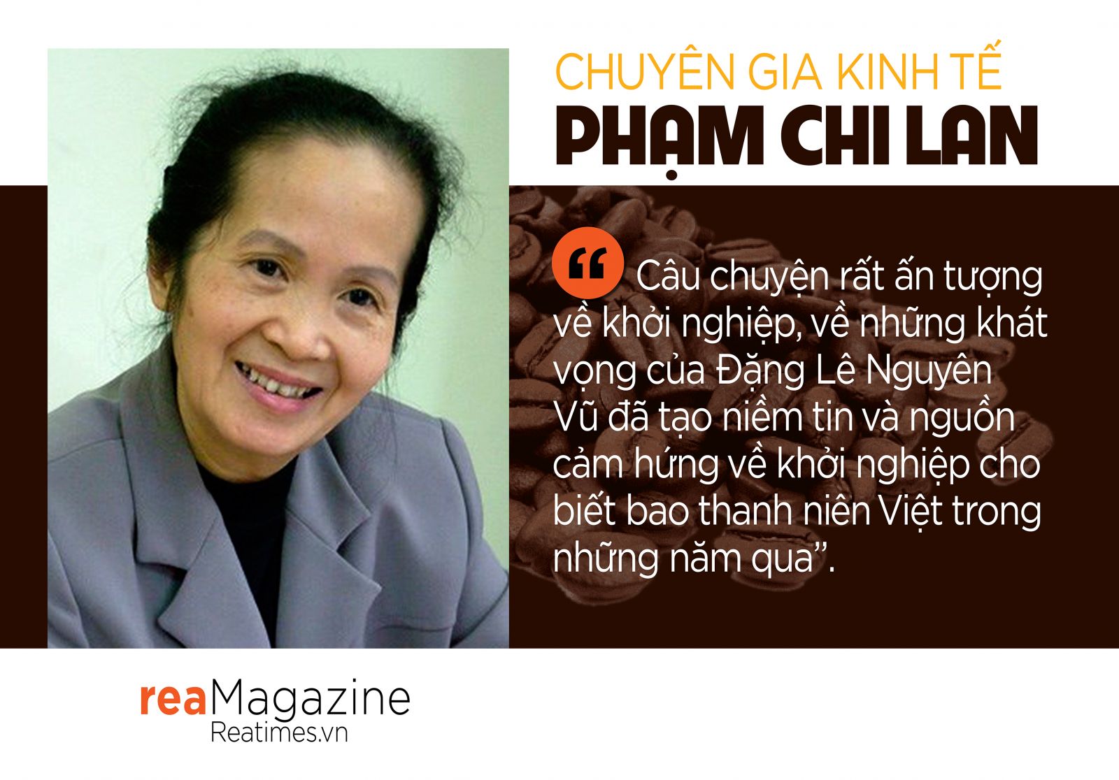 “Vua cà phê” Đặng Lê Nguyên Vũ: “Ai cũng có thể trở thành người tài giỏi nếu nghĩ lớn“