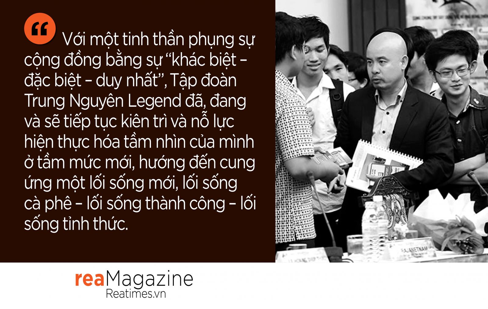 “Vua cà phê” Đặng Lê Nguyên Vũ: “Ai cũng có thể trở thành người tài giỏi nếu nghĩ lớn“