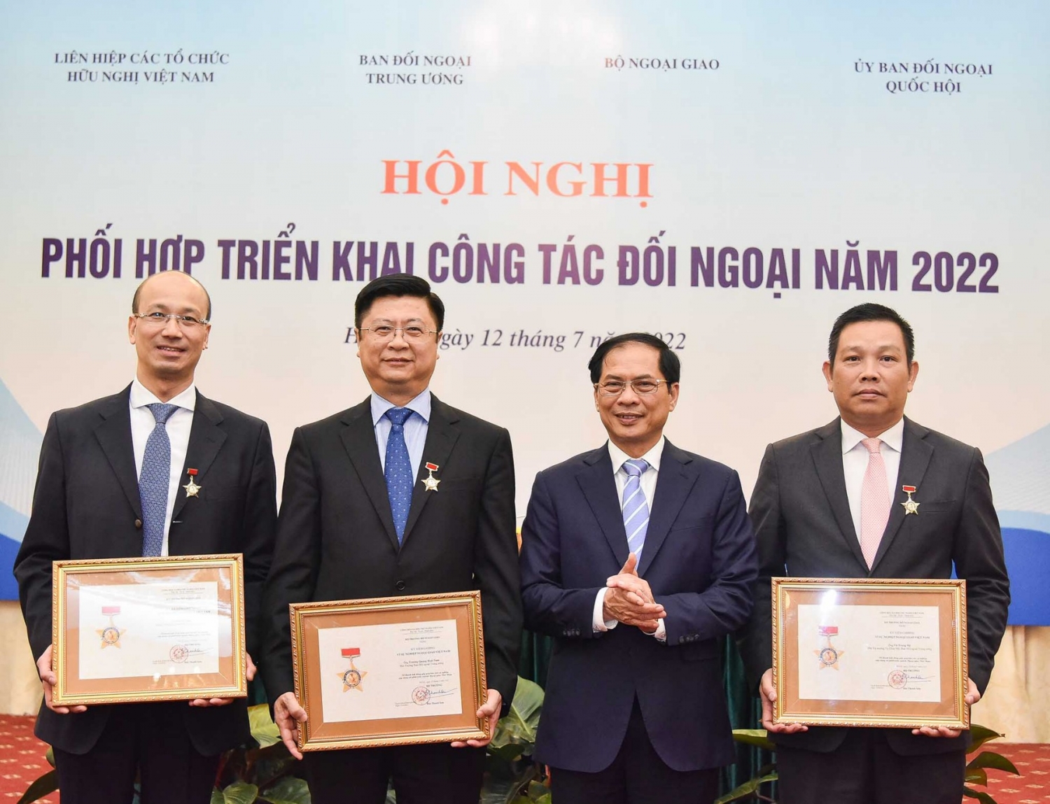 Hội nghị phối hợp triển khai công tác đối ngoại năm 2022