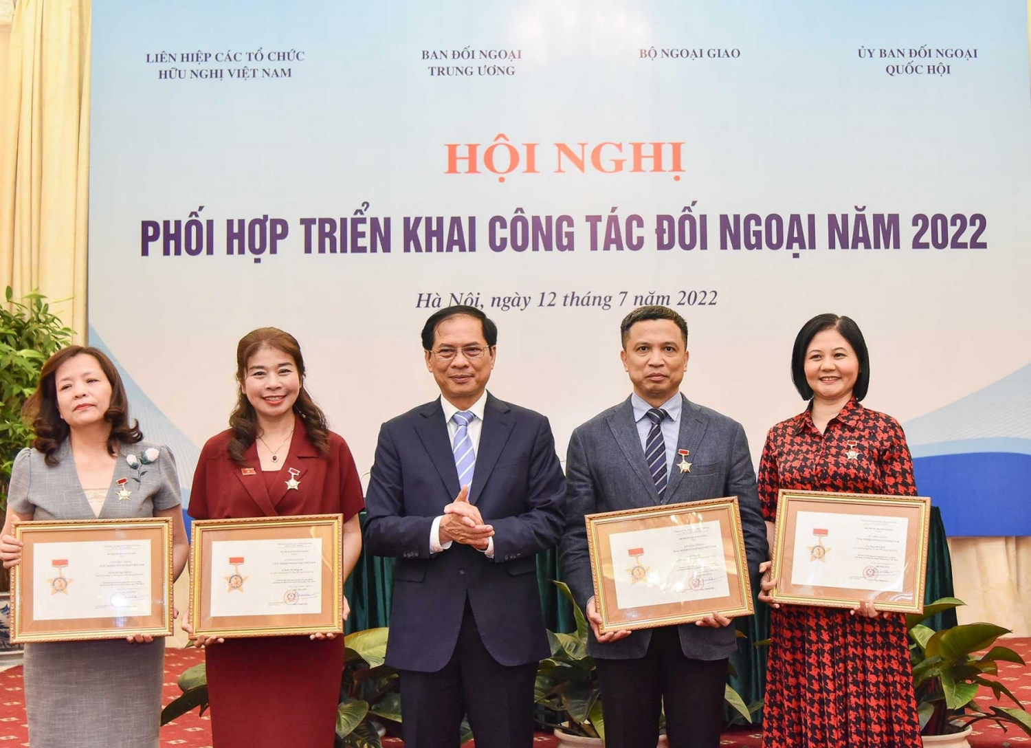 Hội nghị phối hợp triển khai công tác đối ngoại năm 2022